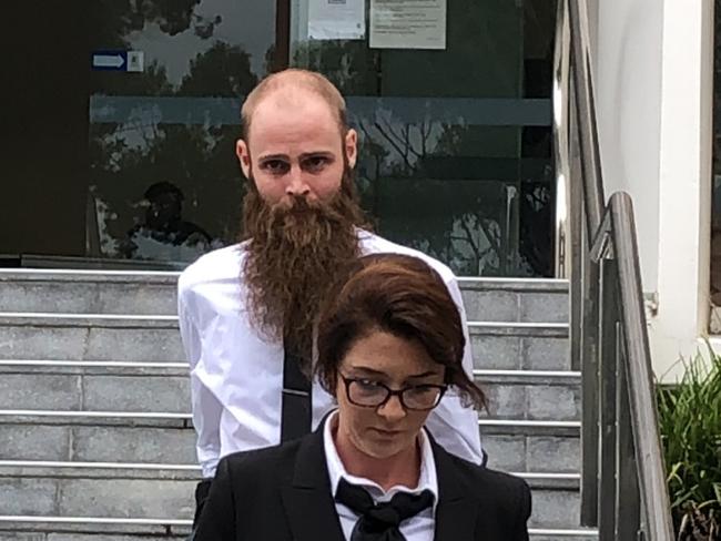 Rosaleigh Perry and Josh Moekette at Wollongong Court on february 9. 