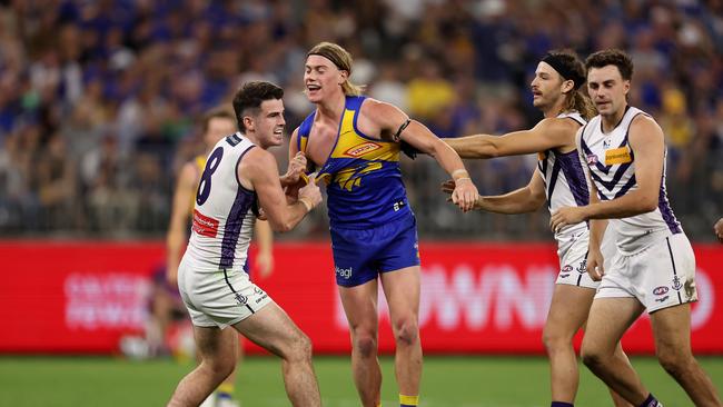 Reid quickly adjusted to the intensity of the local derby. (Photo by Paul Kane/Getty Images)