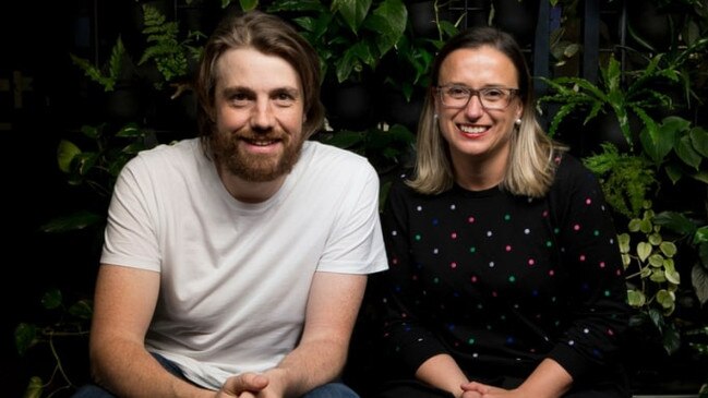 Mike Cannon-Brookes and Brighte founder Katherine McConnell.
