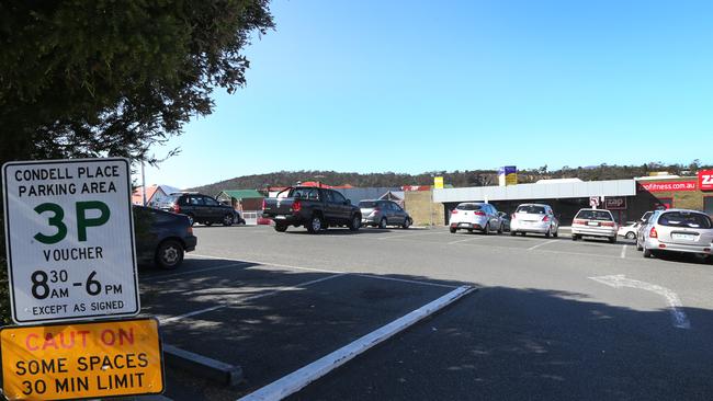 Condell Place car park at North Hobart is the site of a proposed new social and affordable housing complex.