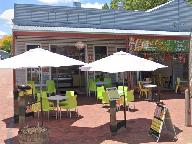 The row of shops at 44 Mount Barker Rd, Hahndorf, will be knocked down to make way for a new tourist accommodation centre. Picture: Google Maps