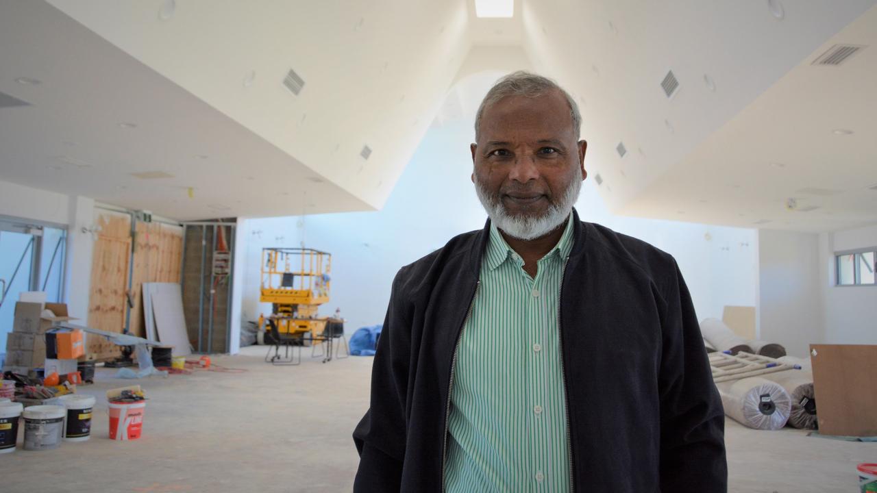 FOOD, FAITH, FUN: Professor Dr Khan is excited for the community to see all the progress on the new Mosque at this year's Garden City Mosque Open Day and Toowoomba International Food Festival. Pictures: Kate McCormack