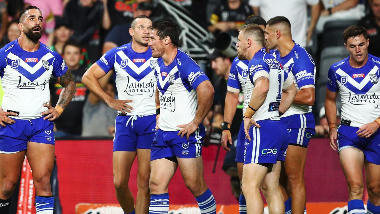 The Bulldogs just can’t score points. Picture: Mark Metcalfe/Getty Images