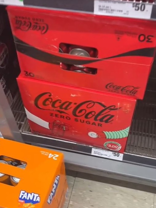 Coca-Cola has responded after Australians took to social media to label Coca-Cola’s recent price increase ‘a joke’. Picture: TikTok/@_santachickens