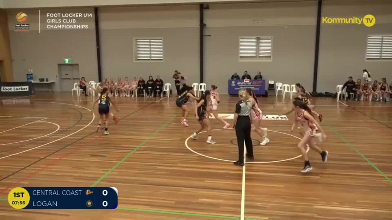 Replay: Central Coast Rebels v Logan Thunder (Girls C Class) - 2024 Basketball Australia U14 Club Championships Day 5