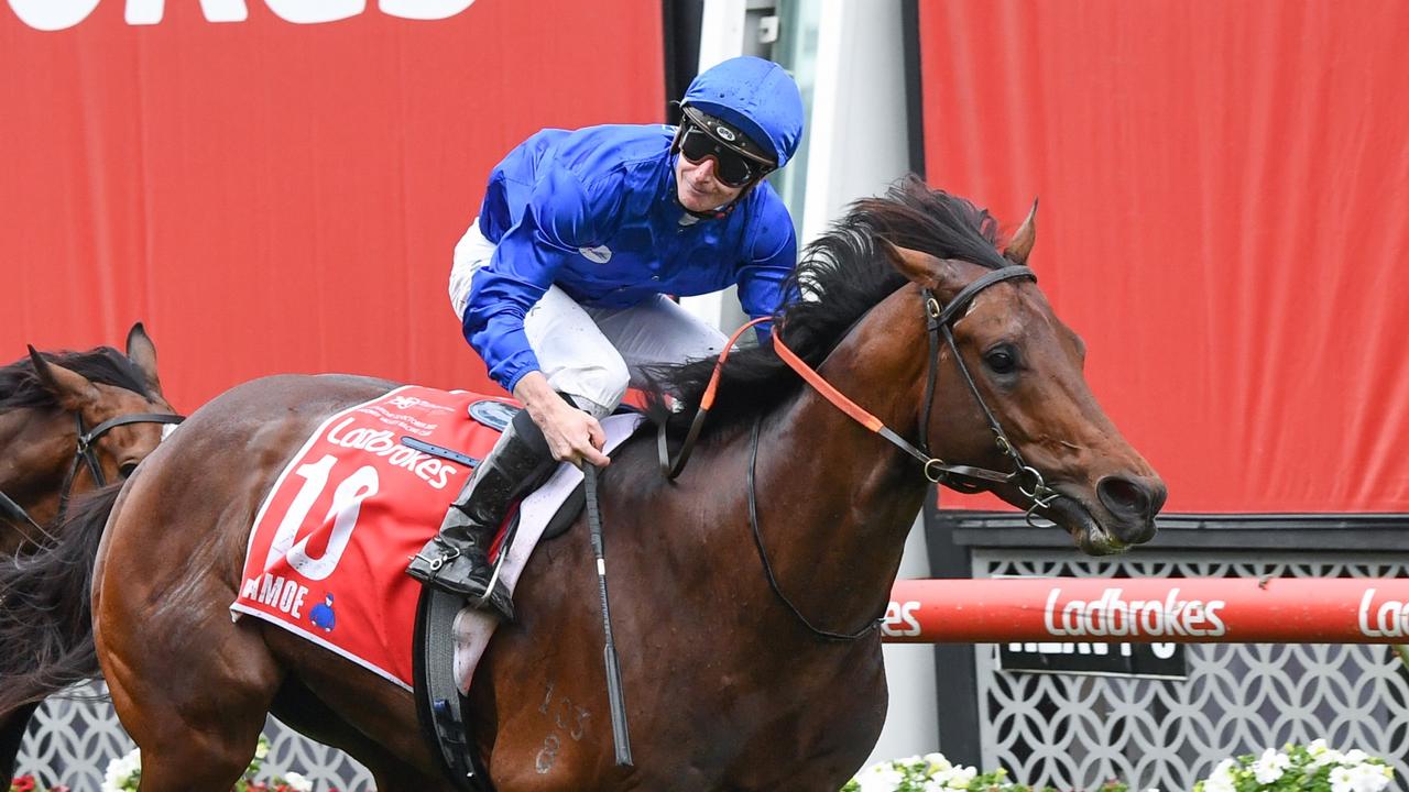 James McDonald had a stellar 2022 which included winning the Cox Plate with Anamoe. Picture: Racing Photos via Getty Images