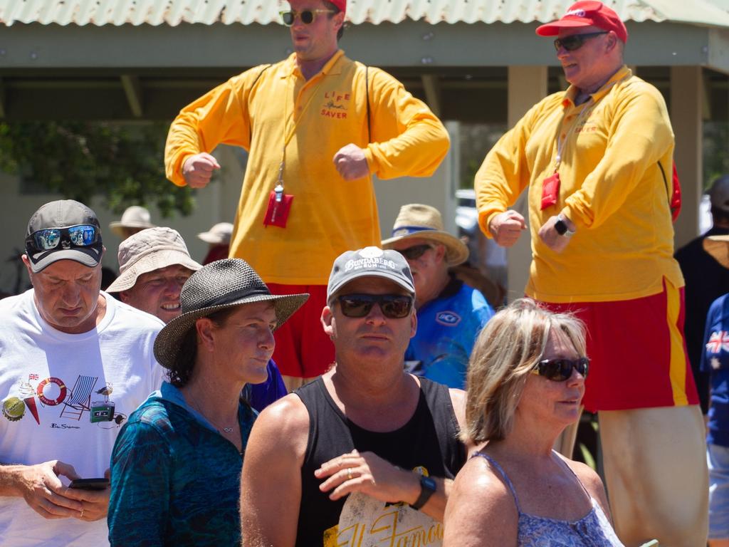 Life Saver stilt walkers kept guests entertained.