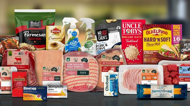 Some of the 400 products in line for a winter price drop from May 29 to August 27. Picture: Supplied
