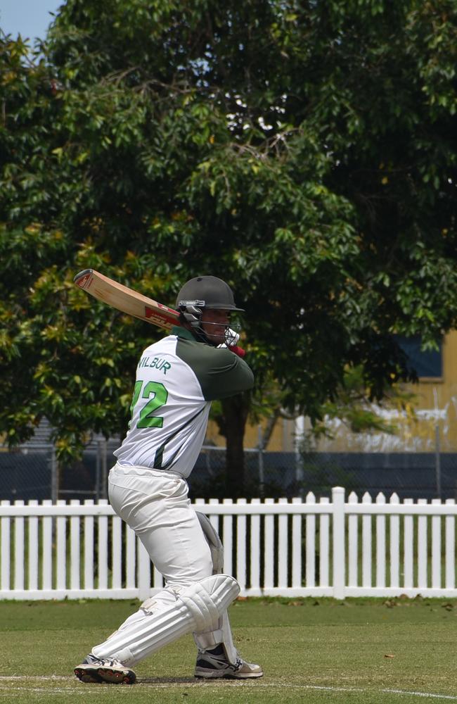Michael Macpherson in the Mackay Cricket 3rd Grade one day shield semi-finals Pinnacle v Walkerston, Saturday, March 19, 2022. Picture: Tara Miko