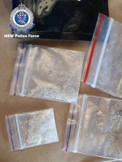 Drugs and weapons were allegedly seized in a series of early morning raids at Cessnock. Picture: NSW Police.