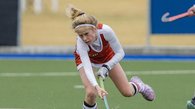 NSW hockey player Matilda Woolnough in action.