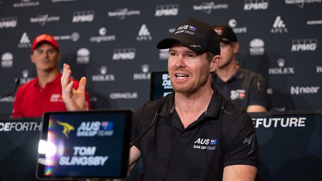 Tom Slingsby's Australia remain the team to beat. Photo: SailGP/Ricardo Pinto.