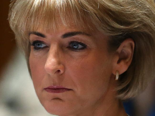 Senator Michaelia Cash at Senate Estimates at on Legal and Constitutional Affairs Committee at Parliament House in Canberra.