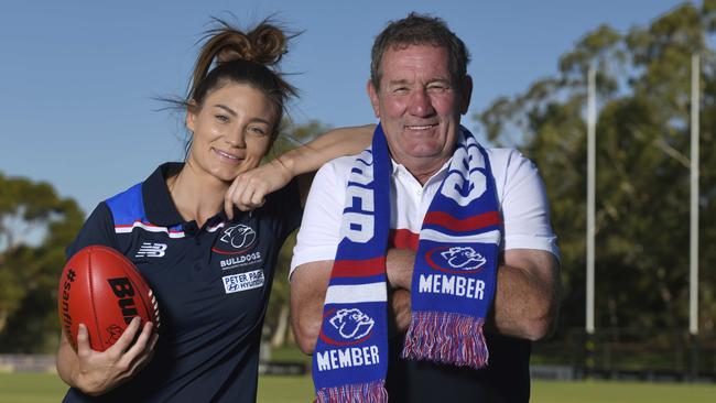 Central District’s new SANFLW captain is Shelby Smith — the daughter of ex-Bulldogs skipper and former VFL player Greg Smith. Picture: Naomi Jellicoe