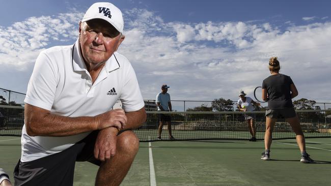 ‘We were treated with scant respect’: Fremantle Lawn Tennis Club president Laurie Apps. Picture: Marie Nirme