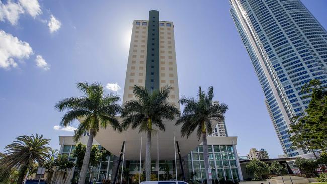 COVID quarantine hotel, Voco Gold Coast, Surfers Paradise. Picture: Jerad Williams