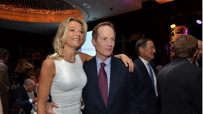 Eva Andersson-Dubin and her husband, hedge-fund billionaire Glenn Dubin. PHOTO: AMANDA GORDON/BLOOMBERG NEWS