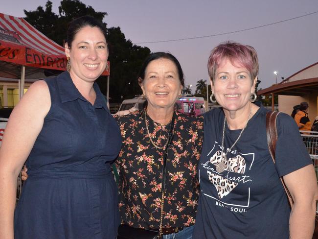 Rosie Hamilton, Sue Farmer and Liz Sturges at the Charters Towers Show. Picture: Trudy Brown