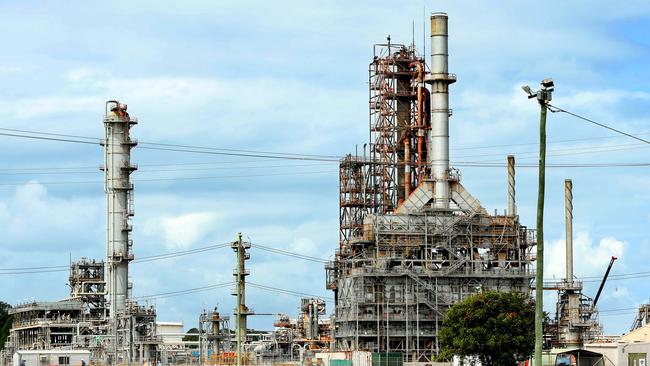 The Ampol oil Refinery at Lytton in Brisbane. Picture: Richard Walker