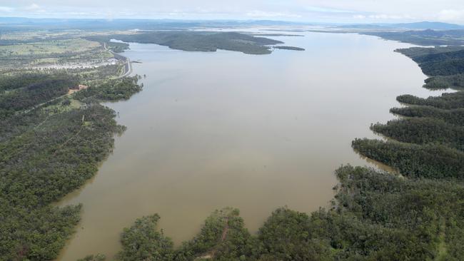 Wivenhoe Dam, Flooding in Brisbane and Ipswich. Picture: Liam Kidston