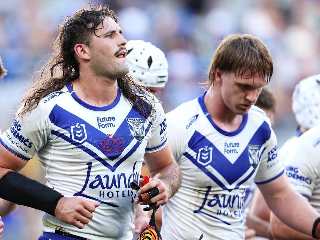 Canterbury’s pack was bullied by Parramatta. Picture: Brendon Thorne/Getty Images