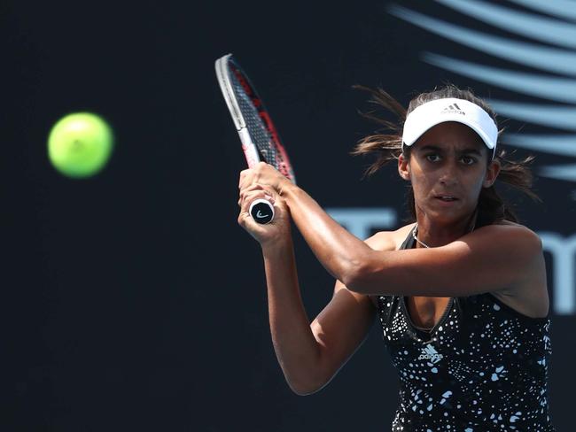 Naiktha Bains missed out on the flight to Australia after she chose to represent Great Britain in the Fed Cup. Picture: Robert Cianflone/Getty Images