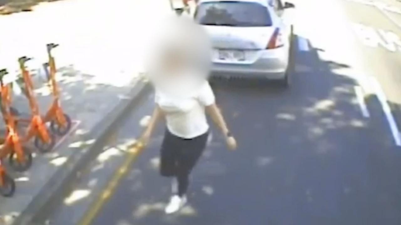 Watch: Moment car smashes into bus in CBD