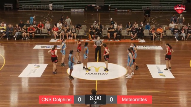 REPLAY: Qld U14's Girls Basketball State Championships - Cairns Dolphins vs Mackay Meteorettes (Division 1 Gold Medal Match)