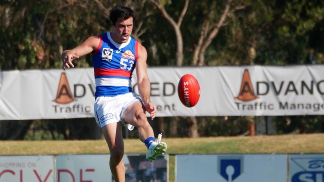 Sam Willoughby has played two games for Footscray’s VFL team this season. Picture: Blair Jackson