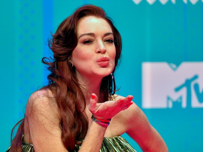 Lindsay Lohan, pictured last year, says she is now clean and sober. Picture: AFP