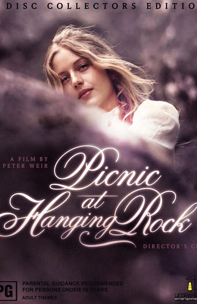 DVD cover of the 1975 film Picnic at Hanging Rock with Anne Louise Lambert as Miranda.