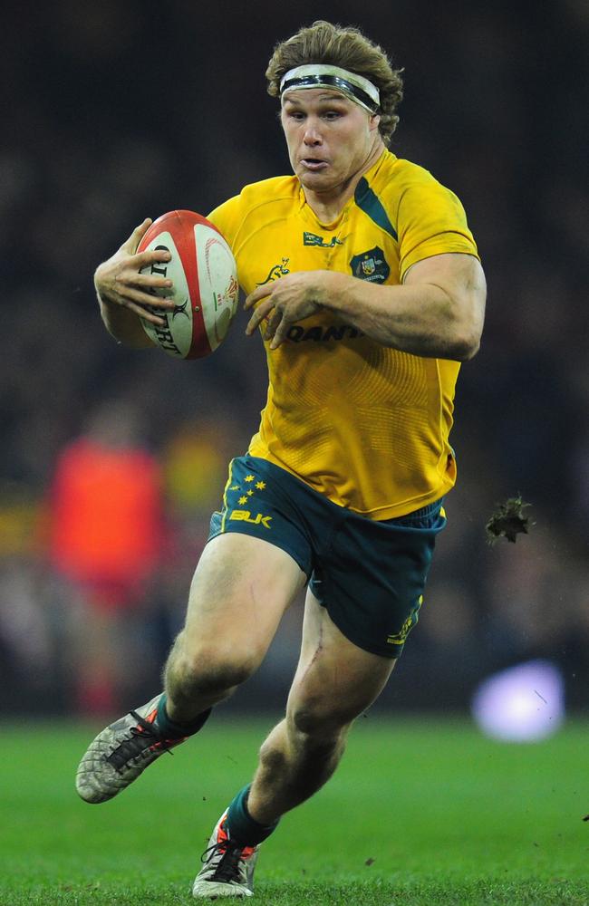 Michael Hooper is a contender to captain the Wallabies.