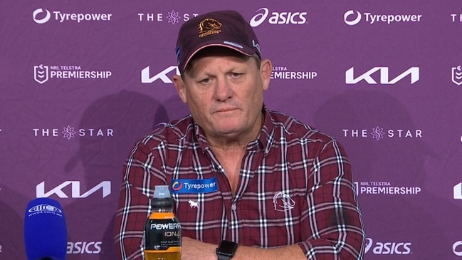 Kevin Walters was not happy. Photo: Fox Sports