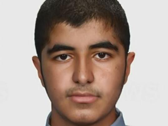 NOTE: CH 9 WATERMARK HAS BEEN REMOVED FROM THIS IMAGE. Copy picture of 15-year-old Farhad Khalil Mohammad Jabar Parramatta shooter who killed NSW Police employee Curtis Cheng, before being shot dead by police. Picture CH 9