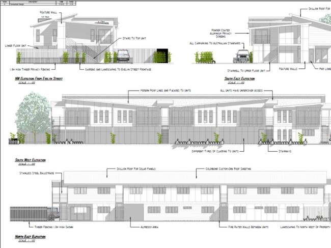 Renders of a proposed new short term accommodation facility at new Pepper Trees Cottages in Kingaroy.