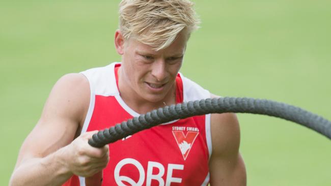 Isaac Heeney is a Phantom lock in the forward line. Picture: Mark Evans/Getty Images