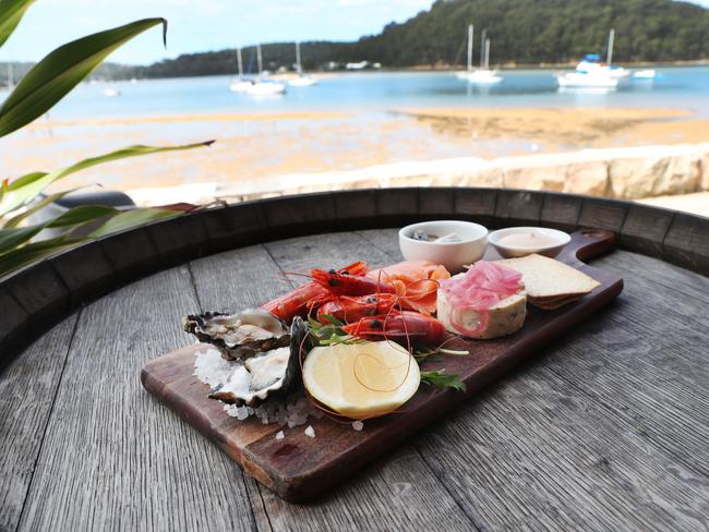 What a meal … not to mention the view. Picture: Sue Graham