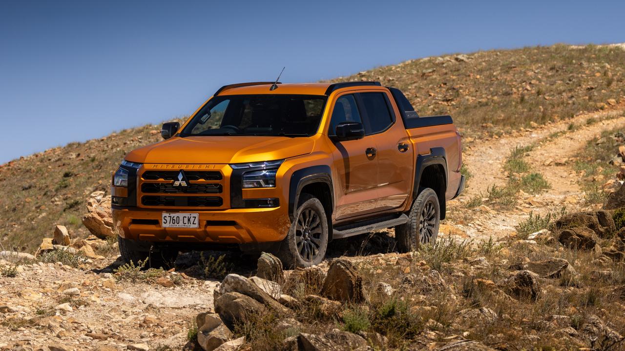The Triton is efficient by ute standards drinking a claimed 7.7L/100km.