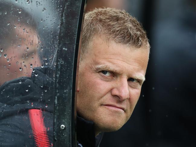Wanderers coach Josep Gombau during the Western Sydney Wanderers v Brisbane Roar A-League match at ANZ Stadium, Sydney. Picture: Brett Costello