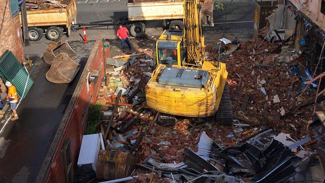 The pair were fined more than $600k for knocking down the pub.