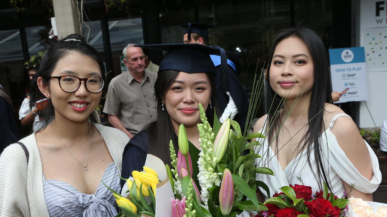 Deakin graduation: Casey Chen, My Nguyen and Camellio Vo