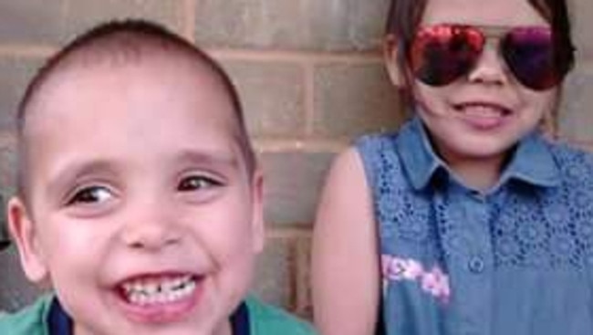 Corey Rigney-Wilson, 5, and Amber, 6, who were found dead on a Hillier property.