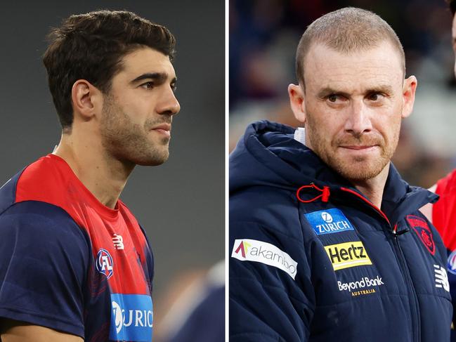 Doubts still linger over Christian Petracca's Melbourne future as Simon Goodwin weighs in after the Dees' Round 24 loss to Collingwood.