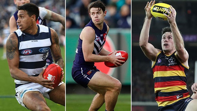 Tim Kelly, Lachie Neale and Mitch McGovern.