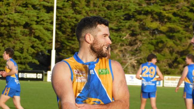 Sam Telfer booted 21 goals in one game against Robe this season. Picture: Hatherleigh Football Club