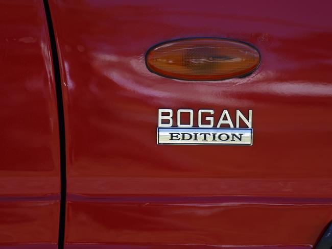 “The Red Bogan”. Luke Sharrock (43yrs) with his 1993 VP Holden Commodore-named “Bogan”. Luke is from Echula Victoria. The Burnout competition at the festival. The annual Street Machine Summernats Car Festival began in Canberra with thousands of car enthusiasts expected to attend the event over the four days. Picture: Gary Ramage/ News Corp Australia