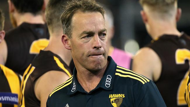 Alastair Clarkson and the Hawks are trying to help players in a “pretty tough environment”. Picture: Wayne Ludbey