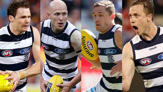 Geelong's Fab Four will be unleashed for the first time.