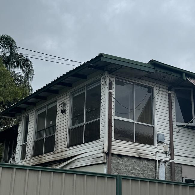 Damage to the Kingston home