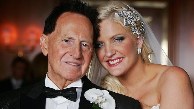 Geoffrey and Brynne Edelsten on their wedding day 2009. Picture: Great Expectations Foundation Ltd/Getty Images